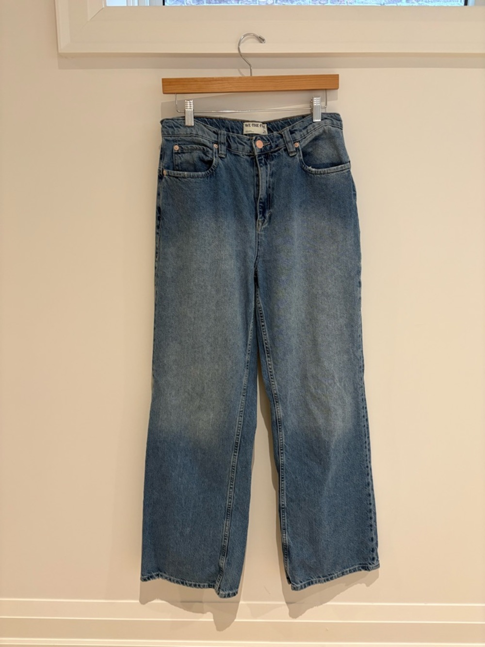 We The Free Light Blue Distressed Denim Jeans